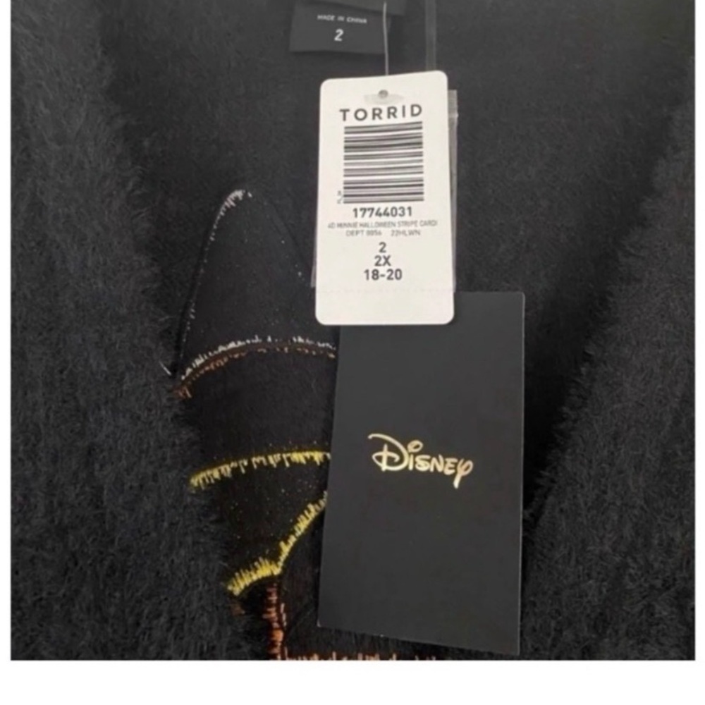 TORRID Disney Halloween Minnie Mouse Cardigan Sweater - Picture 12 of 12